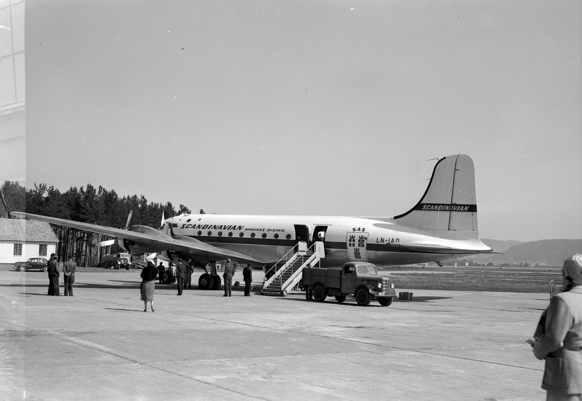 Fra flyplassen på Værnes