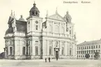 Vykort med motiv från Kalmar domkyrka.