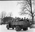 Fallskärmsjägarskolan i Karlsborg 1958. Inryckning.