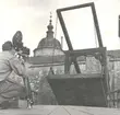 TV-Filmning av slottet 1959.