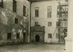 Inre borggården restaurering 1929.