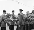 Fallskärmsjägarskolan i Karlsborg 1958. Örnparaden.