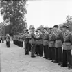 Fallskärmsjägarskolan i Karlsborg 1958. Örnparaden.