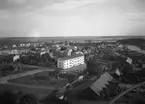 Vy över södra Herrhagen, hamnen och Kanikenäset från vattentornet år 1938.