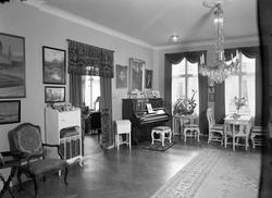 Bildserie tagen 1943 från Wilhelm Welins bostad. Våningen lå