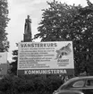 Kommunisternas valaffisch.
17 september 1955.