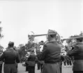 Fallskärmsjägarskolan i Karlsborg 1958. Örnparaden.