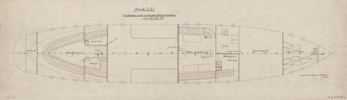 Inredningsritning i plan