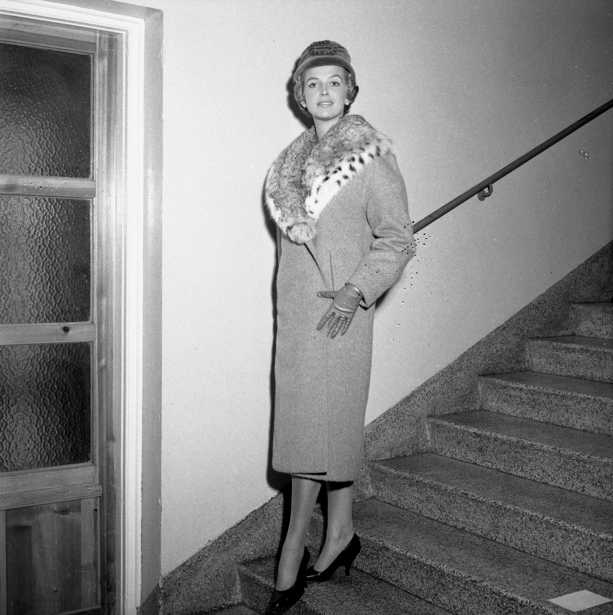 Mannekänguppvisning.
23 september 1955.