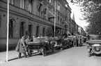 Bild tagen i samband med Karlstads Fabriks- och Hantverksförenings utställning i Stadsträdgården och Expositionshuset år 1927. Utställningen öppnades den 13 juni.