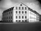 Bergson & Söners industrifastighet ca år 1930. Bergson övertog fastigheten 1925 som tidigare användes av A E Mellqvists sylt- och saftfabrik.