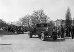 Karlstads-Tidningens motorparad 1935.