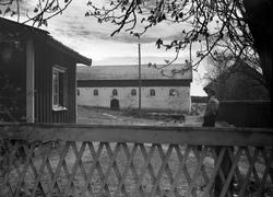 Bild tagen ute hos damastvävaren C G Widlunds Trangärdstorp 