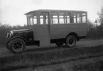 En buss från amerikanska tillverkaren Stewart av 1914-års modell.