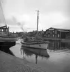 Sjöräddningskryssaren Kållandsö på visit i Karlstad år 1953.