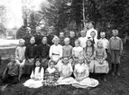 Elever i Alsters skola på en bild tagen runt 1910.