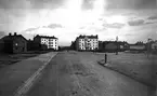 Herrhagsgatan norrut i höjd med Sveagatan runt 1910.