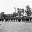 Fallskärmsjägarskolan i Karlsborg 1958. Örnparaden.