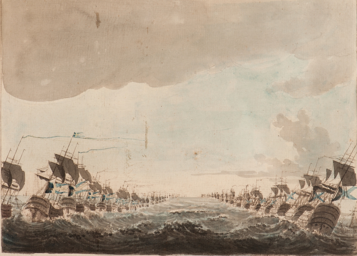 "Aftonen den 25 Julii  1789, då sjögång hindrade Bataille"