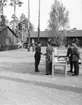 Fallskärmsjägarskolan i Karlsborg 1958. Örnparaden.