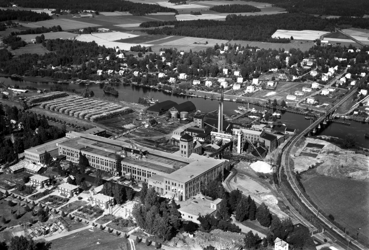 Billeruds bruk i Säffle 1952.