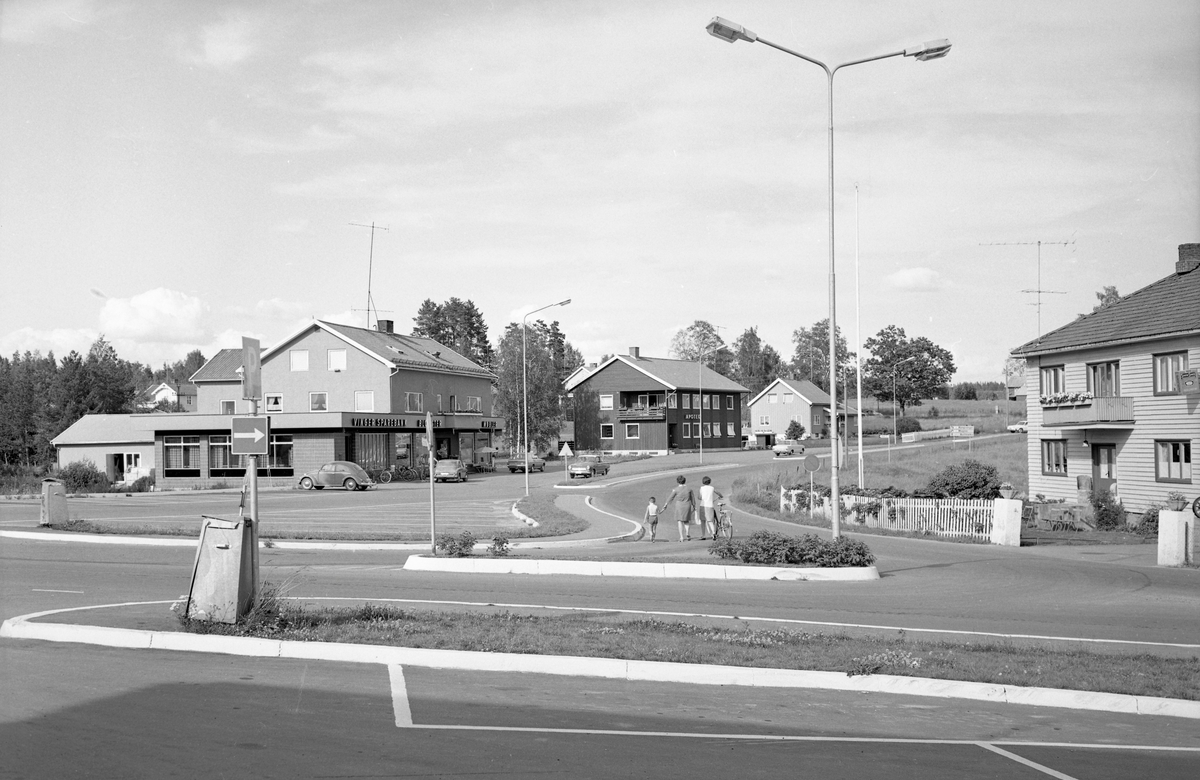 Bildserie tagen i västra Värmland med gränstrakter i juli 1971.