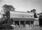 Sommaro herrgårds då kvarstående paviljong år 1921. Huvudbyggnaden brann ner år 1892.