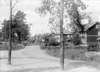 Bruksgatan österut, Skoghall. Värmland. Foto CD Larsson år 1932