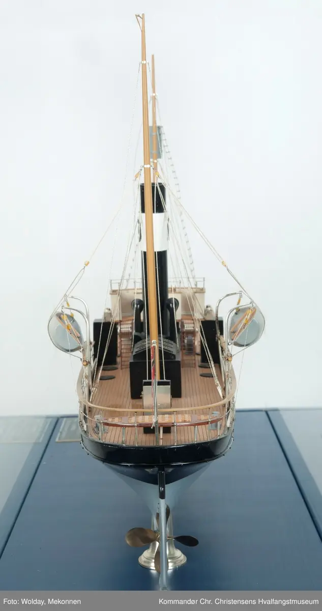 Modell av fartøy "Ørnen", hvalbåt