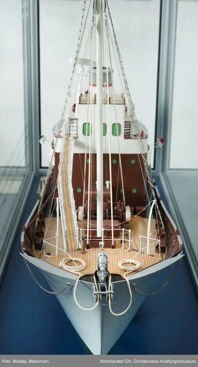 Modell av hvalbåten "Toern"