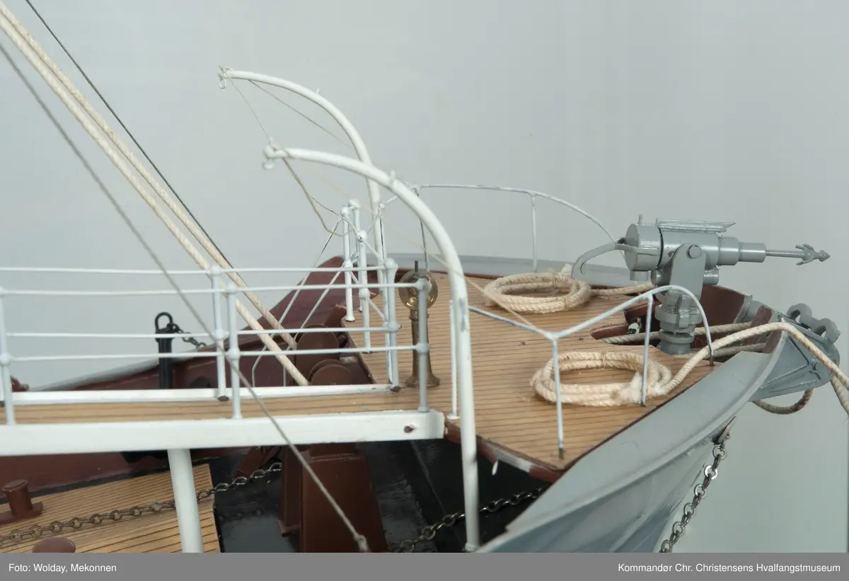 Modell av hvalbåten "Toern"