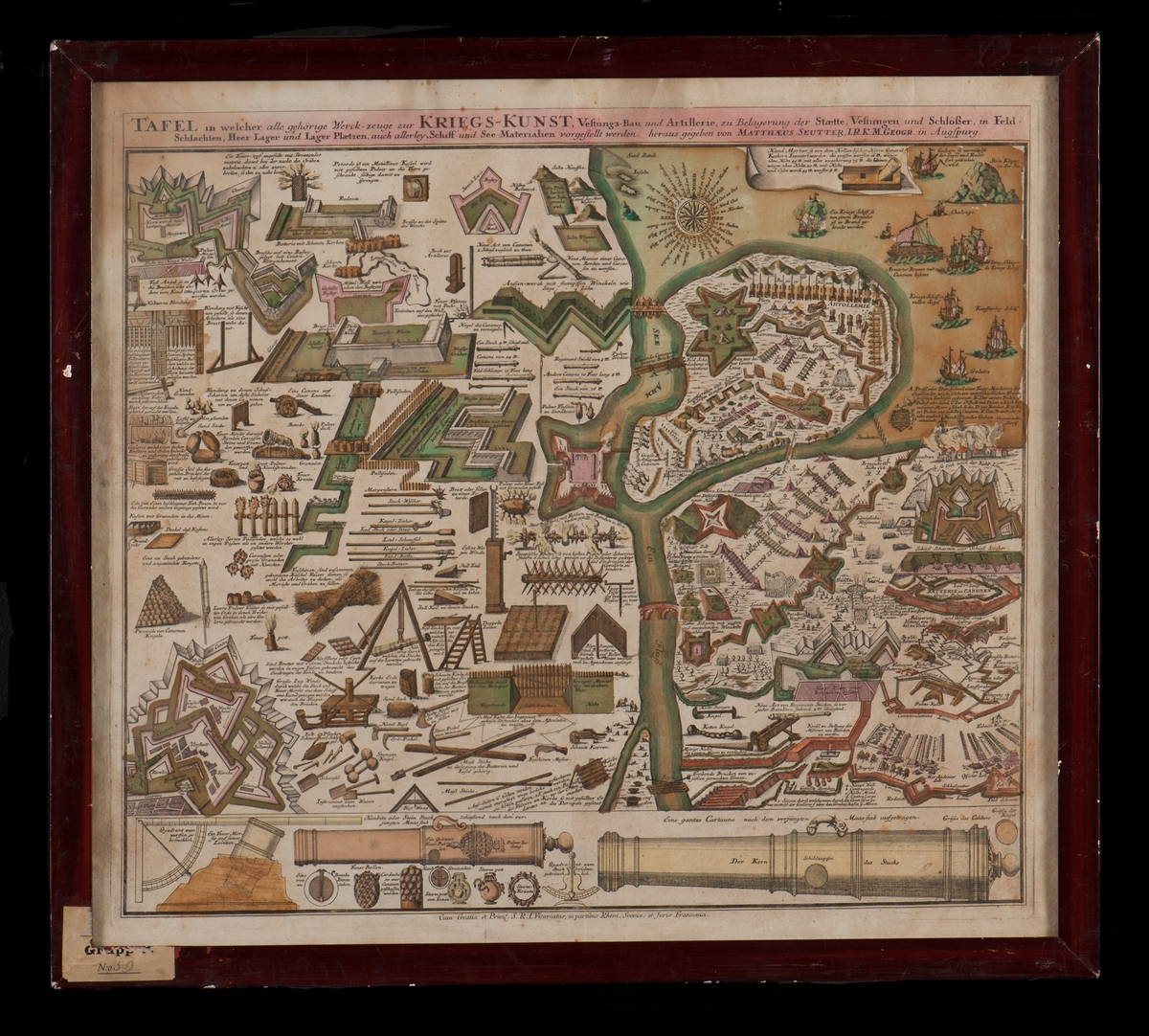 Beskrivning av medeltida krigskonst, befästningar, ammunition, fartyg, vapen m.m.