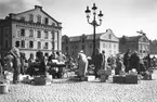 Torghandel på Hamntorget.