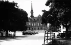 Torget med rådhuset i Söderhamn.