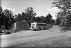 Zinkgruvan, kiosken.
Bilden tagen för vykort.
Förlag: Fallbergs Kiosk, Zinkgruvan.