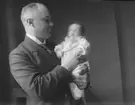 David Brundin med förmodligen Sören, 1922.