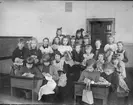 En skolklass från ca 1920, Själanderska skolan, klass 