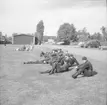 Fallskärmsjägarskolan i Karlsborg 1950-tal.