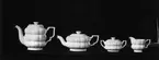Kaffe och teservis, modell AB, från Gefle Porslinsfabrik.