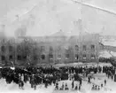 Branden i november 1912 i Gefle Porslinsbruk AB, Gävle.