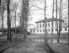 Åby. Herrgården från parken. Den 28 april 1906.