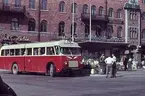 Buss vid Centralpalatset i Gävle.