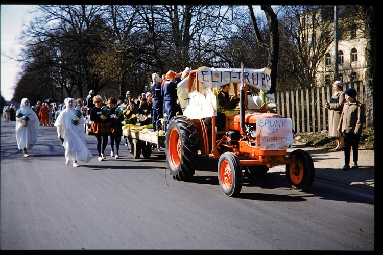 Karnevalståg med seminarister, ca. 1960.