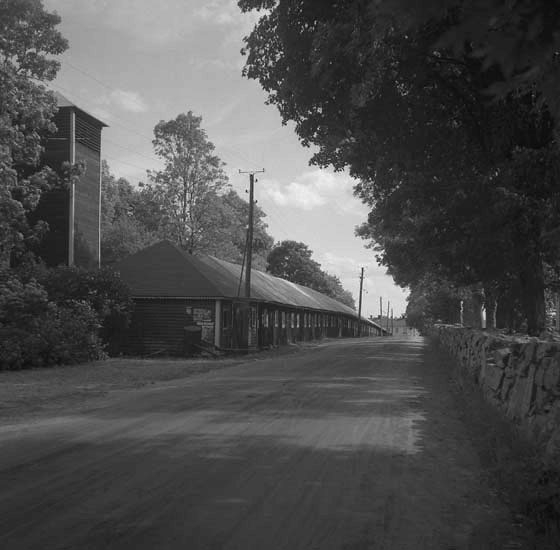 Kyrkstallarna i Tingsryd. 1945.