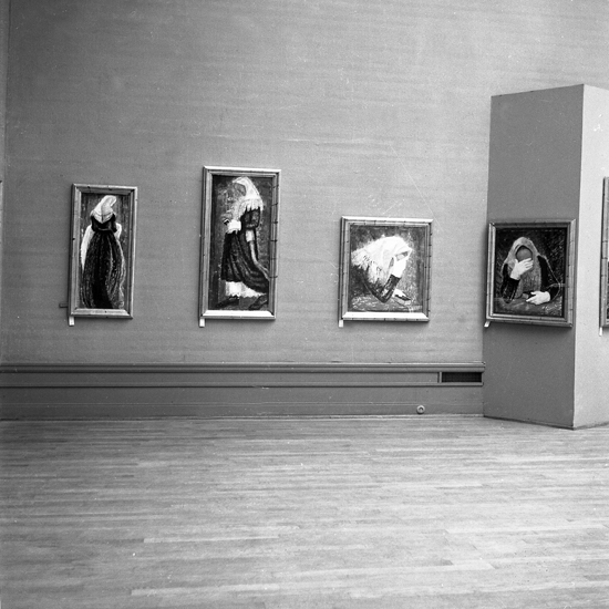 Elisabeth Bergstrand-Poulsens utställning på Smålands museum,
1952.