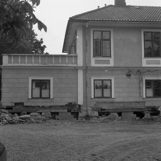 Restaurering av Engaholms herrgård.