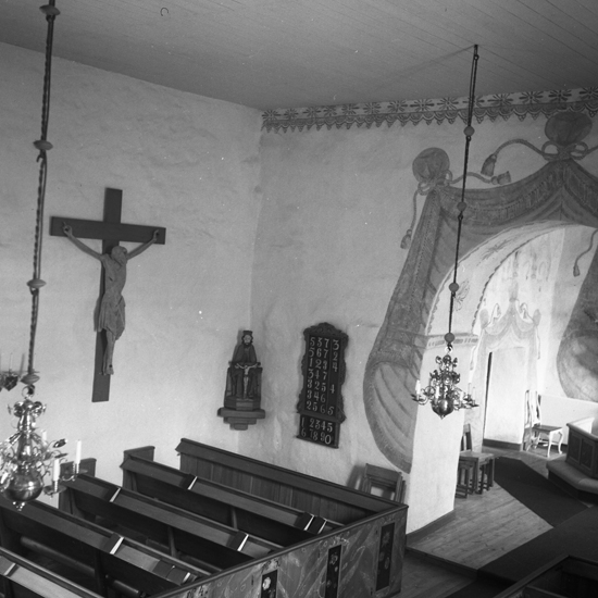 Interiör, Nöttja kyrka.