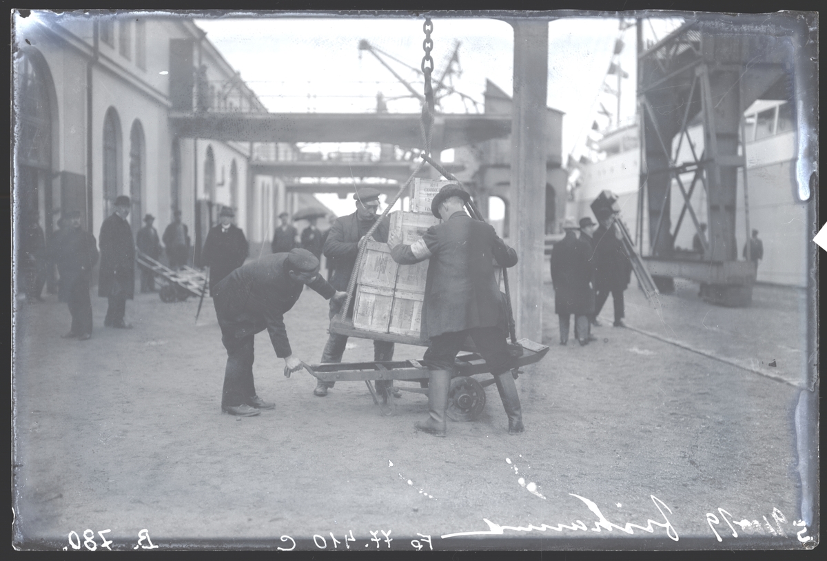 Frihamnen, Stockholm, 1919.