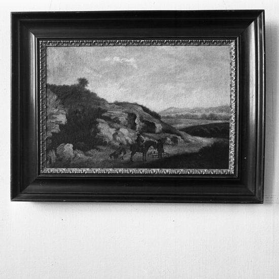 "Depart pour La chasse aux facans". Oljemålning av Aelbert Cuyp. Tavla ur Smålands museums samlingar. 1970.  Operasångerskan Christina Nilssons samling.