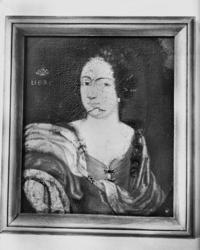 Tavla föreställande Ulrika Eleonora d ä. Trol. efter konserv